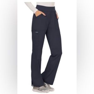 Cherokee Workwear Revolution Women's Knit Waist Cargo Scrub pants